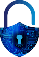 Modern Technology Cybersecurity Icon Crop-out png