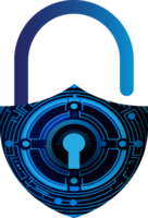 Modern Technology Cybersecurity Icon Crop-out png