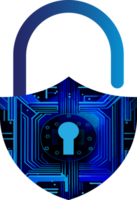 Modern Technology Cybersecurity Icon Crop-out png