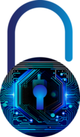 Modern Technology Cybersecurity Icon Crop-out png