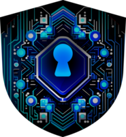 Modern Technology Cybersecurity Icon Crop-out png