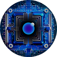 moderno tecnologia cíber segurança ícone recortar png