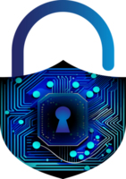 Modern Technology Cybersecurity Icon Crop-out png