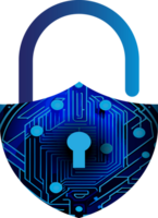 Modern Technology Cybersecurity Icon Crop-out png