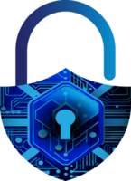 Modern Technology Cybersecurity Icon Crop-out png