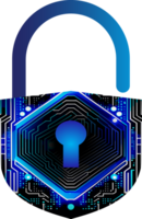 Modern Technology Cybersecurity Icon Crop-out png