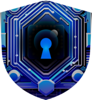 Modern Technology Cybersecurity Icon Crop-out png