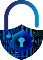 Modern Technology Cybersecurity Icon Crop-out png