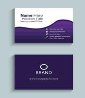 new  creative and modern business card design template vector