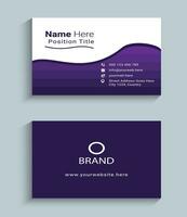 new  creative and modern business card design template vector