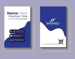 new  creative and modern business card design template vector