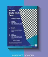 digital market agency  poster design template design vector design