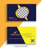 new  creative and modern business card design template vector