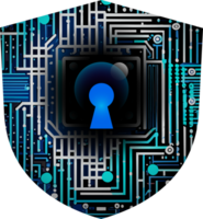 Modern Technology Cybersecurity Icon Crop-out png