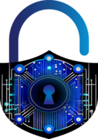 Modern Technology Cybersecurity Icon Crop-out png