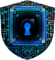 Modern Technology Cybersecurity Icon Crop-out png