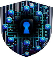 Modern Technology Cybersecurity Icon Crop-out png