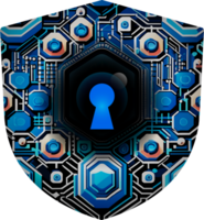 Modern Technology Cybersecurity Icon Crop-out png