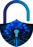 Modern Technology Cybersecurity Icon Crop-out png