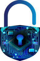 Modern Technology Cybersecurity Icon Crop-out png