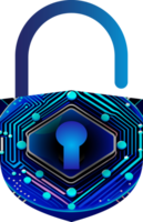 Modern Technology Cybersecurity Icon Crop-out png