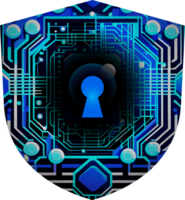 Modern Technology Cybersecurity Icon Crop-out png