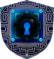 Modern Technology Cybersecurity Icon Crop-out png