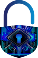 Modern Technology Cybersecurity Icon Crop-out png