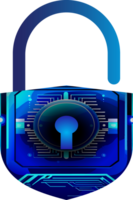 Modern Technology Cybersecurity Icon Crop-out png