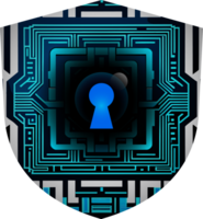 Modern Technology Cybersecurity Icon Crop-out png