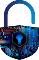 Modern Technology Cybersecurity Icon Crop-out png