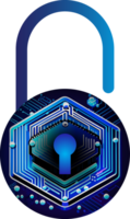 Modern Technology Cybersecurity Icon Crop-out png