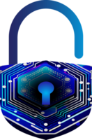 Modern Technology Cybersecurity Icon Crop-out png