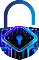 Modern Technology Cybersecurity Icon Crop-out png