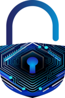 Modern Technology Cybersecurity Icon Crop-out png