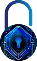 Modern Technology Cybersecurity Icon Crop-out png