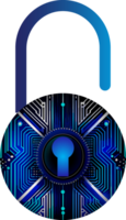 Modern Technology Cybersecurity Icon Crop-out png