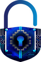 Modern Technology Cybersecurity Icon Crop-out png