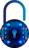 Modern Technology Cybersecurity Icon Crop-out png