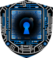 modern teknologi Cybersäkerhet ikon beskärning png