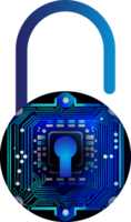 Modern Technology Cybersecurity Icon Crop-out png