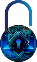 Modern Technology Cybersecurity Icon Crop-out png