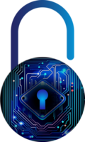 Modern Technology Cybersecurity Icon Crop-out png