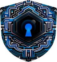 moderno tecnologia sicurezza informatica icona ritagliare png