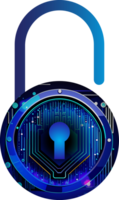 Modern Technology Cybersecurity Icon Crop-out png