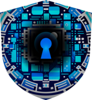 Modern Technology Cybersecurity Icon Crop-out png