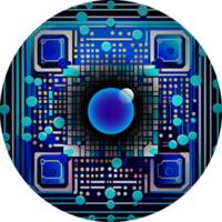 moderno tecnologia cíber segurança ícone recortar png