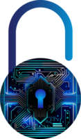 Modern Technology Cybersecurity Icon Crop-out png