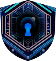 Modern Technology Cybersecurity Icon Crop-out png