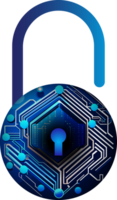 Modern Technology Cybersecurity Icon Crop-out png